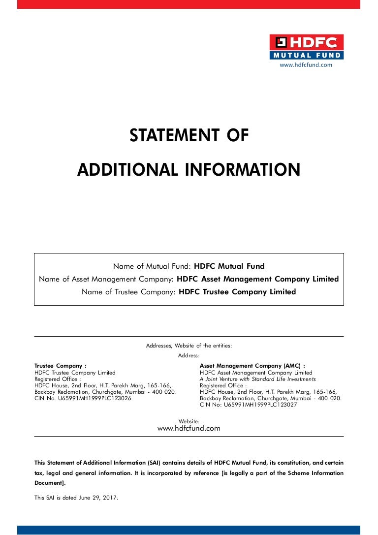 Hdfc Mutual Fund Redemption Form Pdf